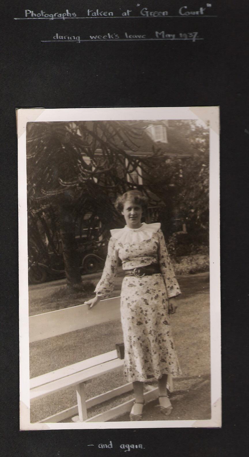 1936 - Mary Macafee - Outside Green Court